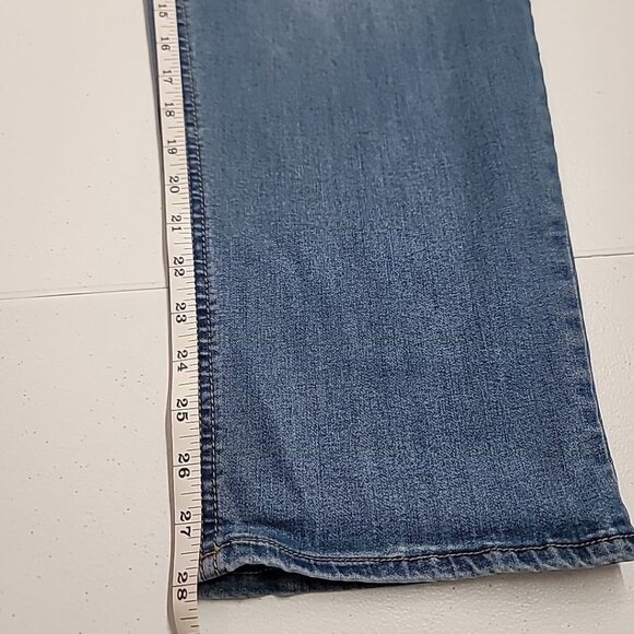 Terra & Sky Straight Leg Denim Jeans Womens Plus Size 22W Blue High Rise TS Core - Picture 13 of 14